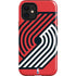 NBA Portland Trail Blazers Large Logo iPhone 12 Mini Impact Case