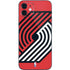 NBA Portland Trail Blazers Large Logo iPhone 12 Mini Skin