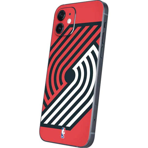 NBA Portland Trail Blazers Large Logo iPhone 12 Mini Skin