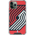 NBA Portland Trail Blazers Large Logo iPhone 12 Pro Clear Case