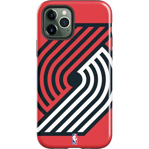 NBA Portland Trail Blazers Large Logo iPhone 12 Pro Impact Case