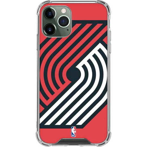 NBA Portland Trail Blazers Large Logo iPhone 12 Pro Max Clear Case