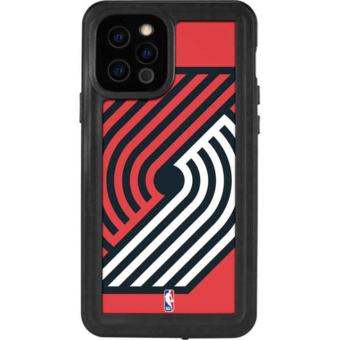 NBA Portland Trail Blazers Large Logo iPhone 12 Pro Waterproof Case