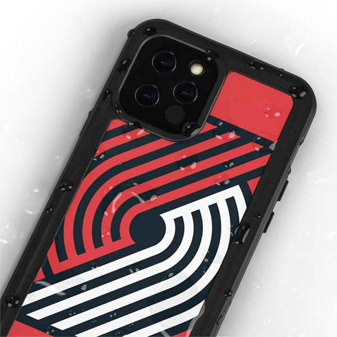 NBA Portland Trail Blazers Large Logo iPhone 12 Pro Waterproof Case