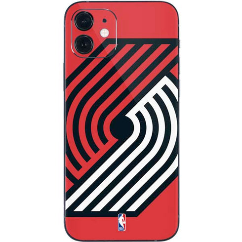 NBA Portland Trail Blazers Large Logo iPhone 12 Skin