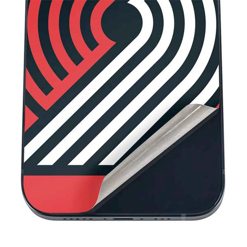 NBA Portland Trail Blazers Large Logo iPhone 12 Skin