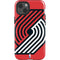 NBA Portland Trail Blazers Large Logo iPhone 13 Impact Case
