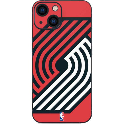NBA Portland Trail Blazers Large Logo iPhone 13 Mini Skin
