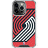 NBA Portland Trail Blazers Large Logo iPhone 13 Pro Clear Case