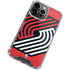NBA Portland Trail Blazers Large Logo iPhone 13 Pro Max Clear Case