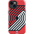 NBA Portland Trail Blazers Large Logo iPhone 14 Plus Impact Case