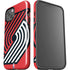 NBA Portland Trail Blazers Large Logo iPhone 15 Impact Case