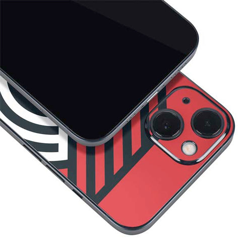 NBA Portland Trail Blazers Large Logo iPhone 15 Plus Skin