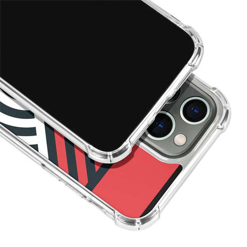 NBA Portland Trail Blazers Large Logo iPhone 15 Pro Clear Case