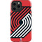 NBA Portland Trail Blazers Large Logo iPhone 15 Pro Max Impact Case