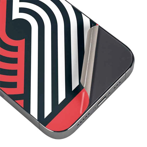 NBA Portland Trail Blazers Large Logo iPhone 14 Pro Max Skin