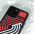 NBA Portland Trail Blazers Large Logo iPhone 14 Pro Max Waterproof Case