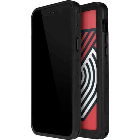 NBA Portland Trail Blazers Large Logo iPhone 15 Plus Waterproof Case