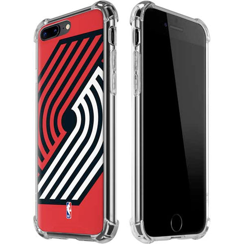 NBA Portland Trail Blazers Large Logo iPhone 7/8 Plus Clear Case
