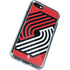 NBA Portland Trail Blazers Large Logo iPhone SE (2nd & 3rd Gen) Clear Case