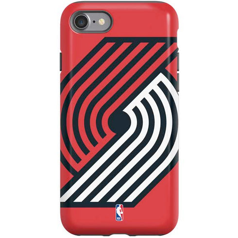 NBA Portland Trail Blazers Large Logo iPhone SE (2nd & 3rd Gen) Pro Case