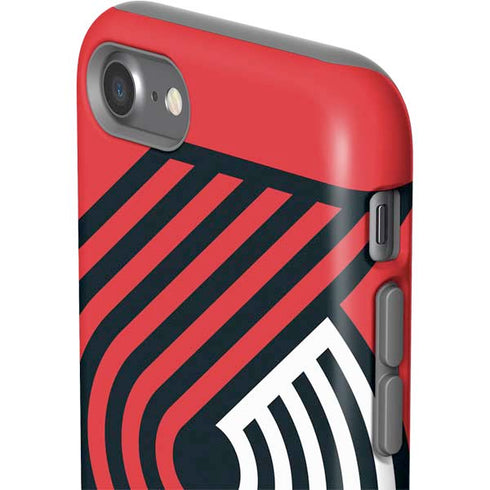 NBA Portland Trail Blazers Large Logo iPhone SE (2nd & 3rd Gen) Pro Case