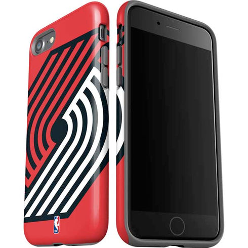 NBA Portland Trail Blazers Large Logo iPhone SE (2nd & 3rd Gen) Pro Case