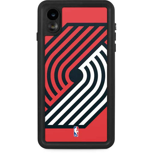 NBA Portland Trail Blazers Large Logo iPhone XR Waterproof Case