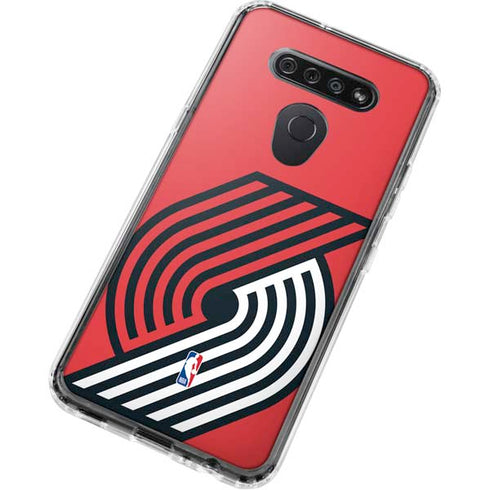 NBA Portland Trail Blazers Large Logo LG K51/Q51 Clear Case
