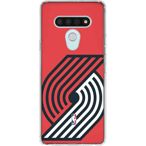 NBA Portland Trail Blazers Large Logo LG Stylo 6 Clear Case