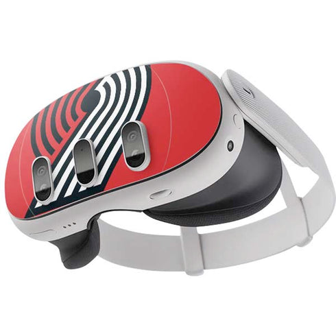 NBA Portland Trail Blazers Large Logo Meta Quest 3 Skin