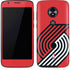 NBA Portland Trail Blazers Large Logo Moto E5 Play Skin