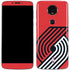 NBA Portland Trail Blazers Large Logo Moto E5 Plus Skin