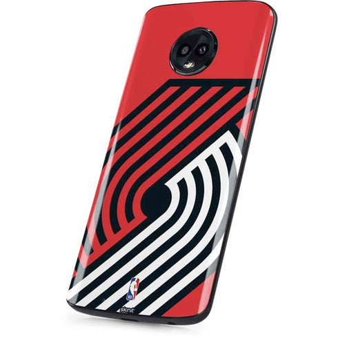 NBA Portland Trail Blazers Large Logo Moto G6 Skin