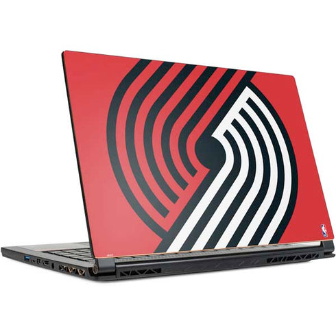NBA Portland Trail Blazers Large Logo MSI GS65 Stealth Laptop Skin