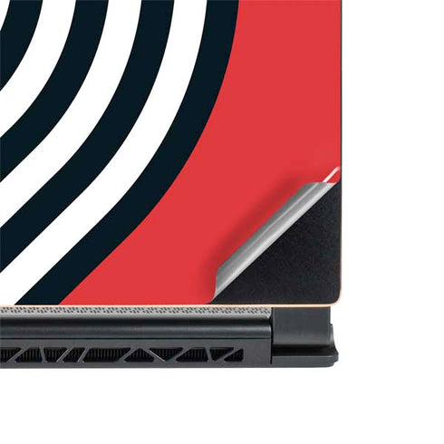 NBA Portland Trail Blazers Large Logo MSI GS65 Stealth Laptop Skin