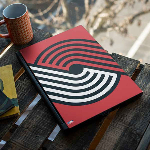 NBA Portland Trail Blazers Large Logo MSI GS65 Stealth Laptop Skin