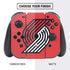 NBA Portland Trail Blazers Large Logo Nintendo Switch Bundle Skin