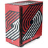 NBA Portland Trail Blazers Large Logo NZXT H510 Compact ATX Mid-Tower Case Skin