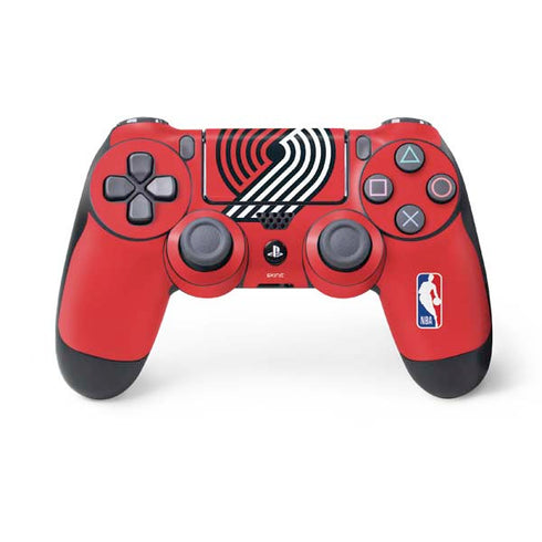NBA Portland Trail Blazers Large Logo PS4 Controller Skin