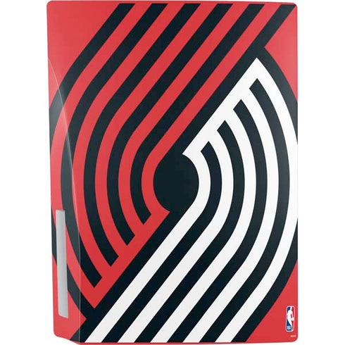 NBA Portland Trail Blazers Large Logo PS5 Console Skin