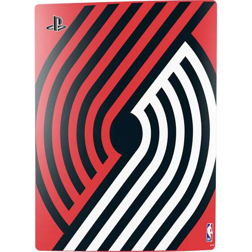 NBA Portland Trail Blazers Large Logo PS5 Digital Edition Console Skin