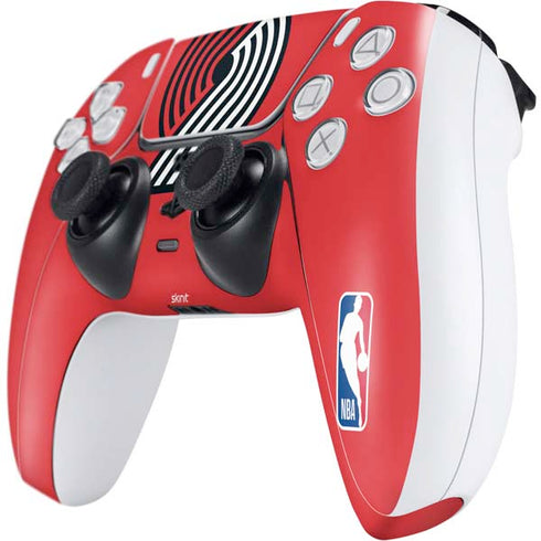 NBA Portland Trail Blazers Large Logo PS5 Controller Skin