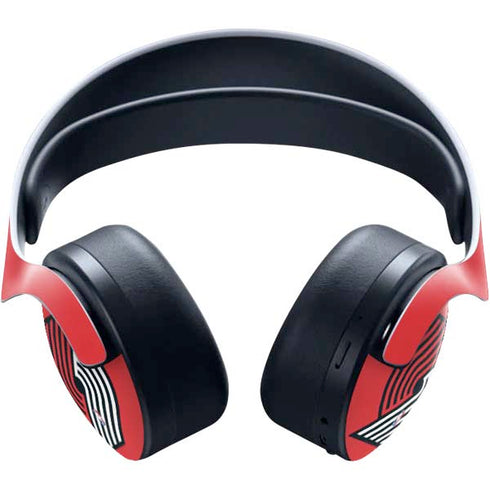 NBA Portland Trail Blazers Large Logo PULSE 3D Wireless Headset for PS5 Skin
