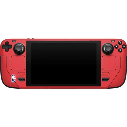 NBA Portland Trail Blazers Large Logo Steam Deck Handheld Gaming Computer Skin