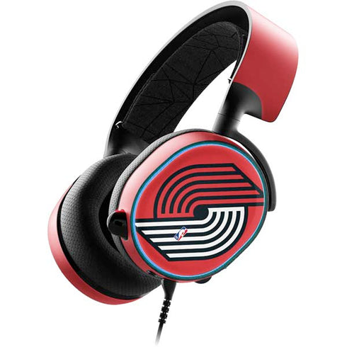 NBA Portland Trail Blazers Large Logo SteelSeries Arctis 3 Skin