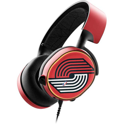 NBA Portland Trail Blazers Large Logo SteelSeries Arctis 5 Skin