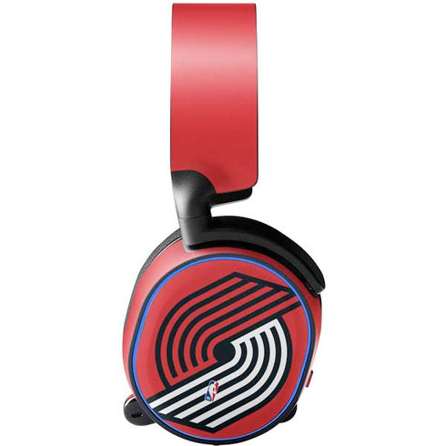 NBA Portland Trail Blazers Large Logo SteelSeries Arctis 5 Skin
