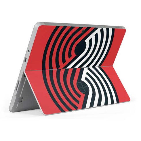 NBA Portland Trail Blazers Large Logo Surface Go Skin