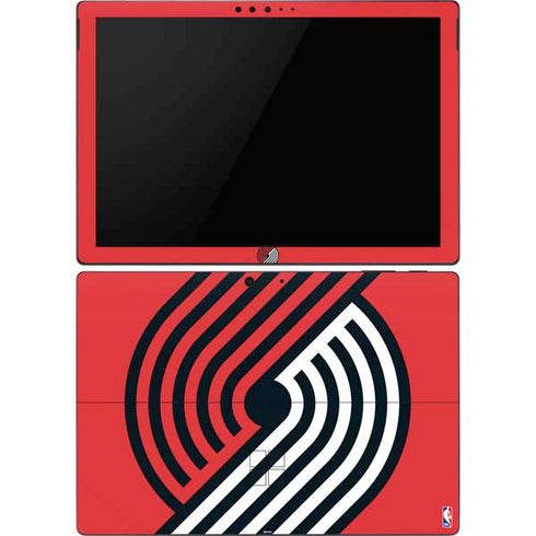 NBA Portland Trail Blazers Large Logo Surface Pro 6 Skin